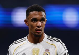 Trent Alexander-Arnold in real madrid jersey