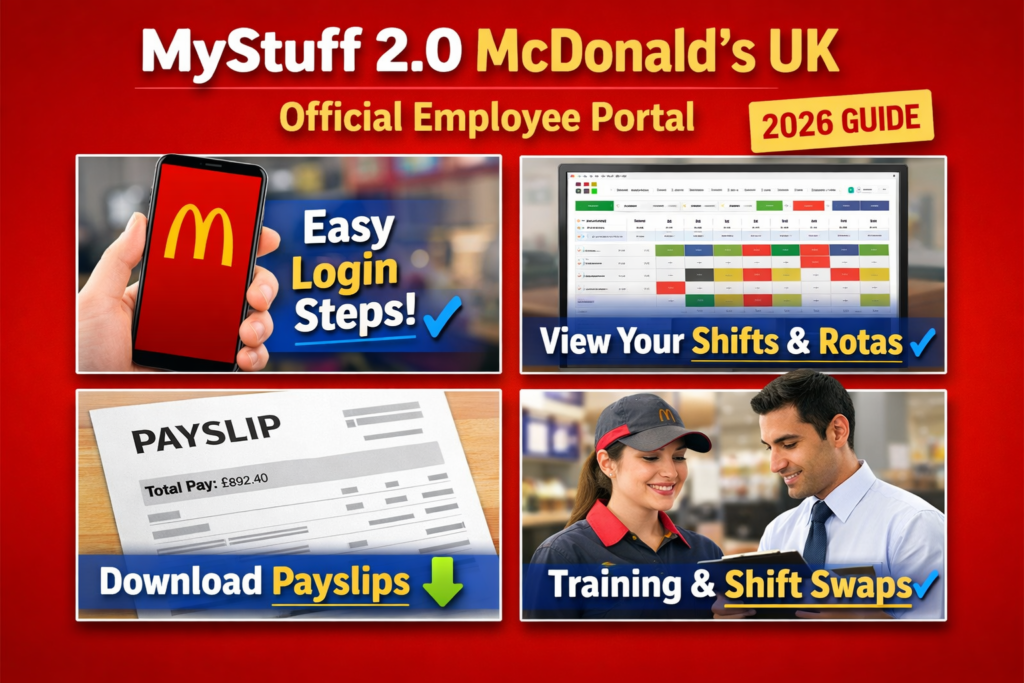 MyStuff 2.0: The Complete Guide to McDonald’s Employee Portal (2026) MyStuff 2.0 McDonald’s UK staff login, rota and payslip dashboard