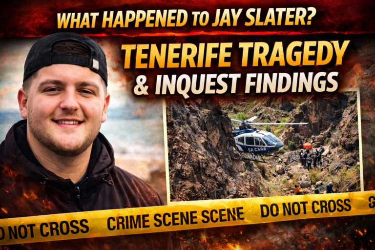 What Happened to Jay Slater? Tenerife Tragedy, Inquest Findings, and the Truth Behind the Case Jay Slater missing case thumbnail showing his photo and Tenerife search operation highlighting the inquest findings into his death