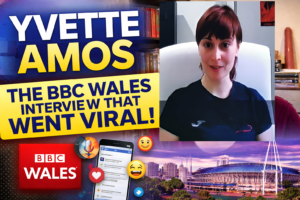Yvette Amos: The BBC Wales Guest Who Accidentally Went Viral Yvette Amos during her BBC Wales interview that went viral in 2021